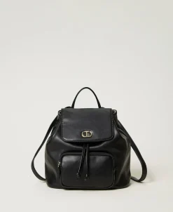 Rucksack Mit Tasche Und Oval T