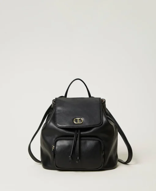 Rucksack Mit Tasche Und Oval T