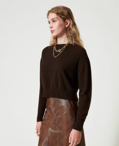 Rundhalspullover Aus Eco-Cashmere