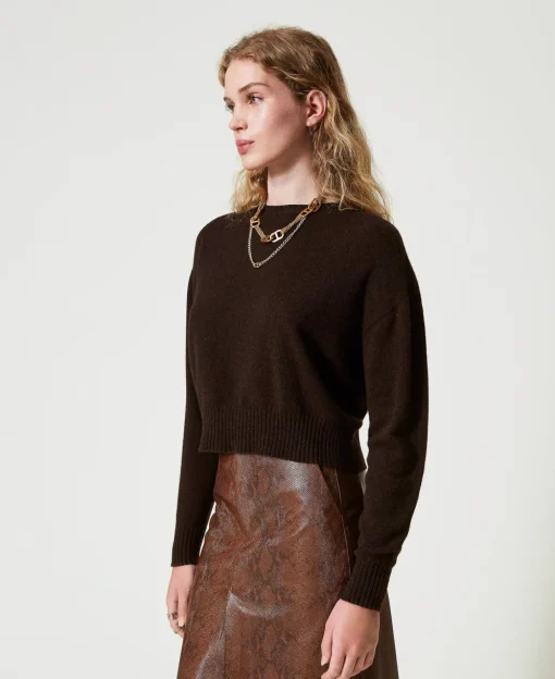 Rundhalspullover Aus Eco-Cashmere