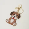 Schlüsselanhänger Mit Hund Und Oval T
