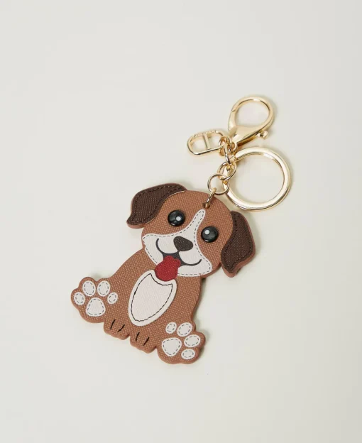 Schlüsselanhänger Mit Hund Und Oval T