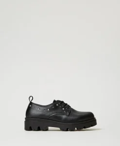Schnürschuh Aus Leder
