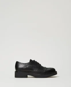 Schnürschuh Aus Leder