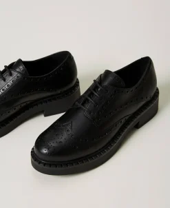 Schnürschuh Aus Leder