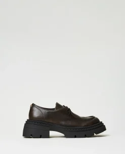 Schnürschuh Mit Oval T