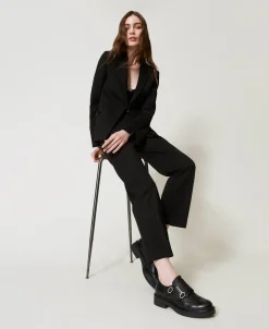 Schuhe Aus Leder Mit Riemchen