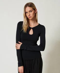 Shirt Mit Cut-out