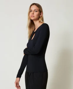 Shirt Mit Cut-out