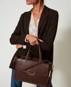 Shopper „Brera“ Mit „Oval T“-Schließe