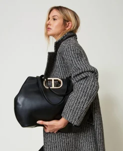 Shopper „Lila“ Mit „Oval T“-Griff