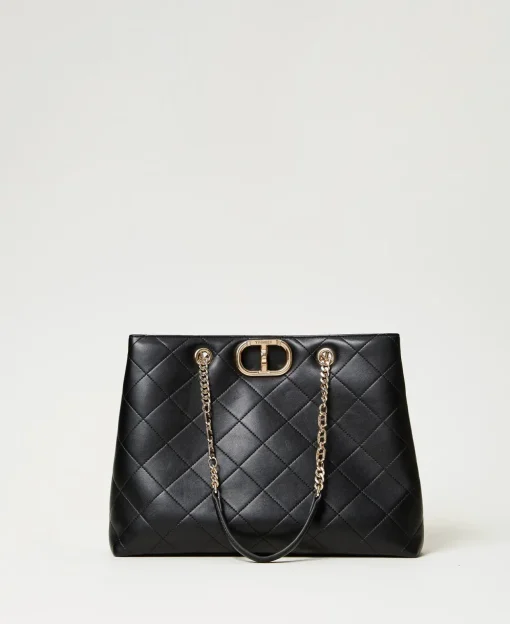 Shopper Mit „Oval T“-Schließe