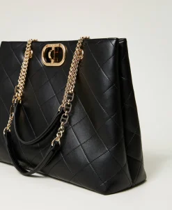 Shopper Mit „Oval T“-Schließe