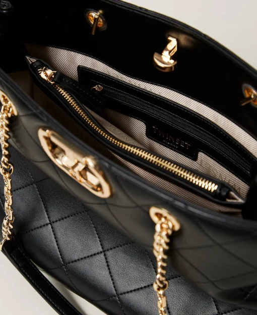 Shopper Mit „Oval T“-Schließe