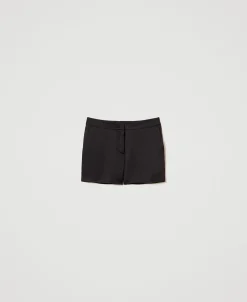 Shorts Aus Satin