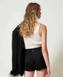 Shorts Aus Satin