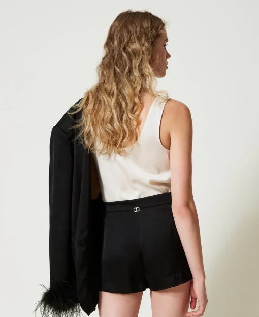 Shorts Aus Satin