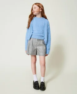 Shorts Mit Prince-of-Wales-Muster