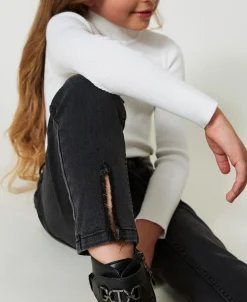 Skinnyjeans Mit Schlitzen