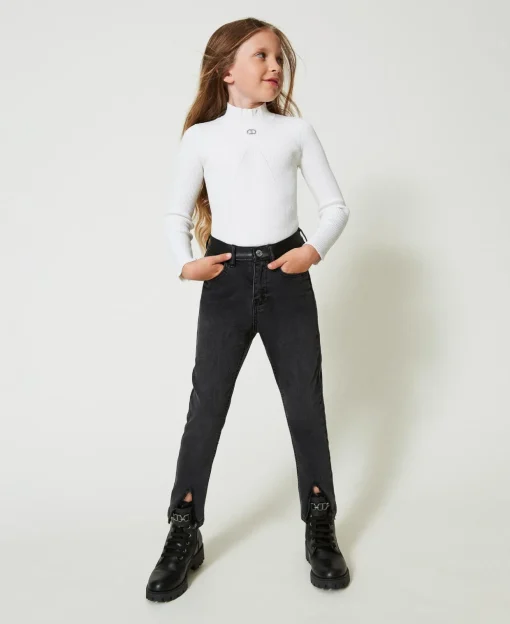 Skinnyjeans Mit Schlitzen