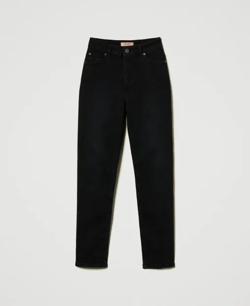 Slim-Fit-Jeans Mit Fünf Taschen