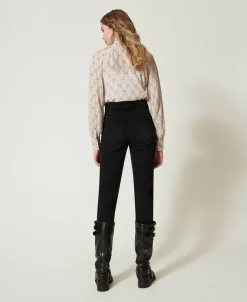 Slim-Fit-Jeans Mit Fünf Taschen