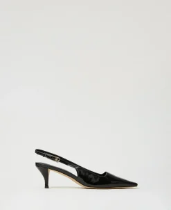 Slingback-Pumps In Lackoptik