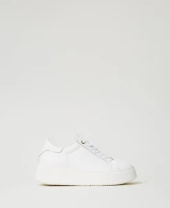 Sneaker Aus Leder