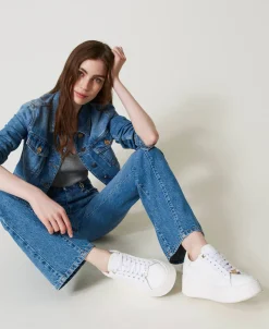 Sneaker Aus Leder