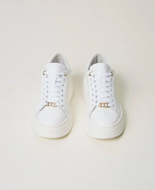 Sneaker Aus Leder