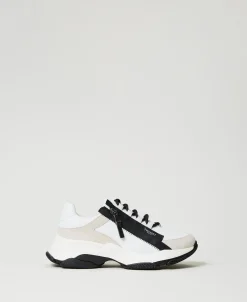 Sneaker Im Laufschuhstil Mit Reißverschluss