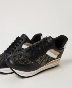 Sneaker Im Laufschuhstil Mit Strass