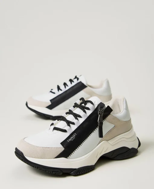 Sneaker Im Laufschuhstil Mit Reißverschluss