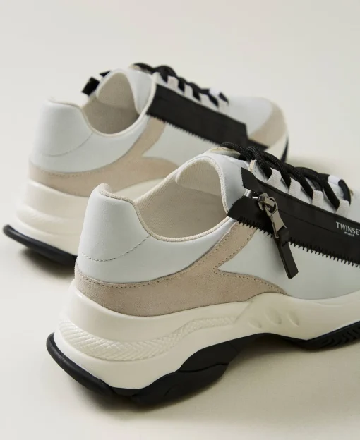 Sneaker Im Laufschuhstil Mit Reißverschluss