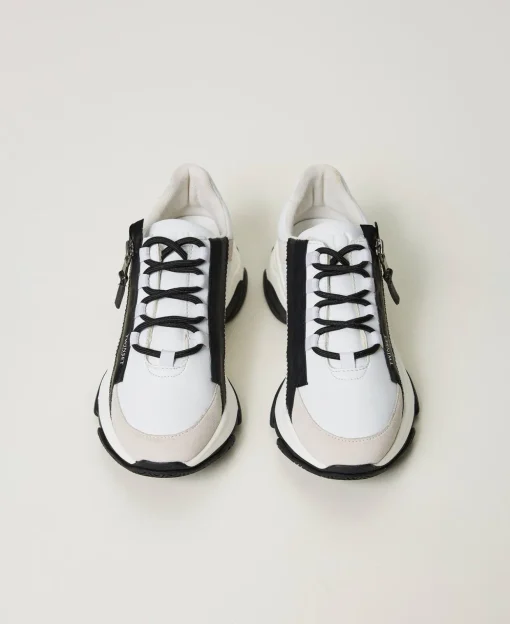 Sneaker Im Laufschuhstil Mit Reißverschluss