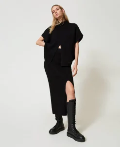 Sneaker-Boots Mit Schnürung