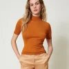 Stehkragenpullover Aus Seide Und Kaschmir
