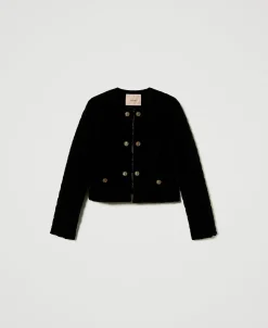 Steppjacke Aus Samt