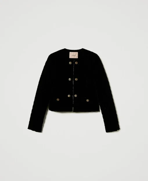 Steppjacke Aus Samt