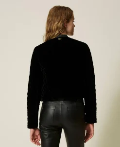 Steppjacke Aus Samt