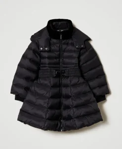 Steppjacke Mit „Oval T“-Gürtel
