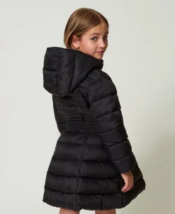 Steppjacke Mit „Oval T“-Gürtel