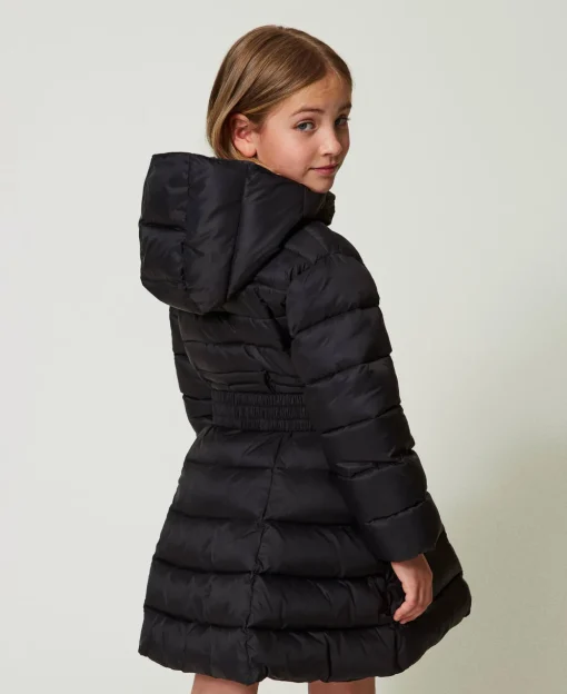Steppjacke Mit „Oval T“-Gürtel