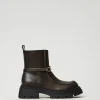 Stiefelette Mit „Oval T“-Ziertrense