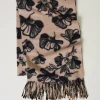 Stola Aus Tuch Mit Blumen