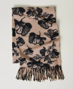 Stola Aus Tuch Mit Blumen