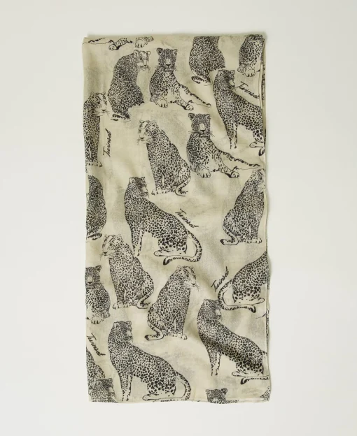 Stola Mit Jaguarprint