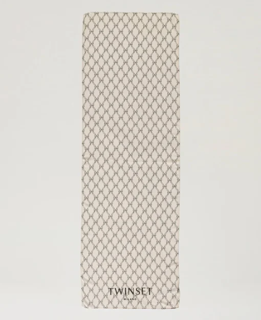 Stola Mit Schleifenprint Und Logo