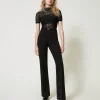 Straight-Leg-Hose Mit „Oval T“-Gürtel