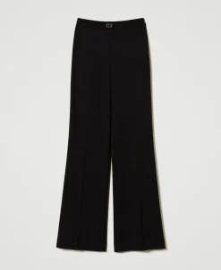 Straight-Leg-Hose Mit „Oval T“-Gürtel
